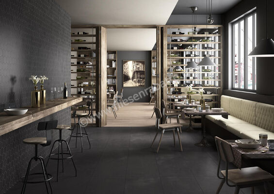  Imola Ceramica Creative Concrete Black N 90x90 cm Bodenfliese / Wandfliese Matt Eben Naturale CREACON 90N (165658) | 438594