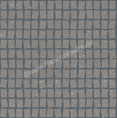 Imola Ceramica Blox Grey G 30.5x31 cm Mosaik 6,5mm Matt Eben Naturale MK.BLOX6 G | 440286