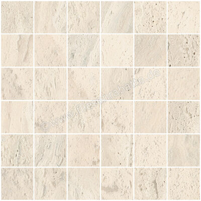  Imola Ceramica The Rock Travertino Argentum 30x30 cm Mosaik Matt Eben Naturale MK.TRARGE6 30 (188291) | 441933