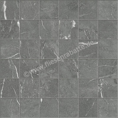 Imola Ceramica The Rock Negresco 30x30 cm Mosaik Matt Eben Naturale MK.NEGRES6 30 | 441996