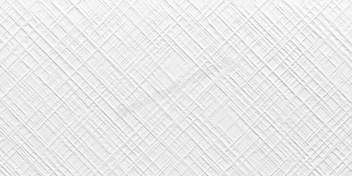 Keraben Essential Tartan White 30x60 cm Wandfliese Matt Strukturiert Naturale KP905050 | 44302