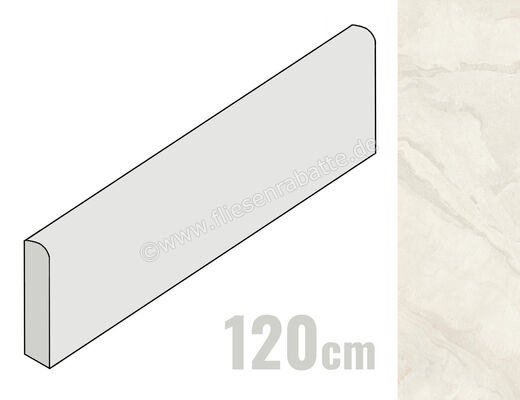  Imola Ceramica The Rock Ardesia 6x120 cm Sockel Matt Eben Naturale ARDESI6 BT120 (183462) | 444012