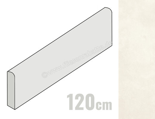 Imola Ceramica Retina Neve 6x120 cm Sockel Matt Eben Naturale RTN NEVE BT120 (183440) | 444792