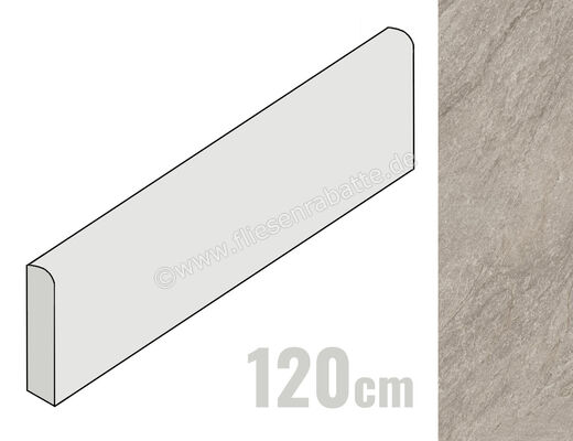  Imola Ceramica Vibes Dark Beige BS 6x120 cm Sockel Matt Eben Naturale VIBES BT120BS (180347) | 445995