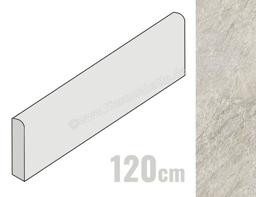 Imola Ceramica Vibes Beige B 6x120 cm Sockel Matt Eben Naturale VIBES BT120B | 445998