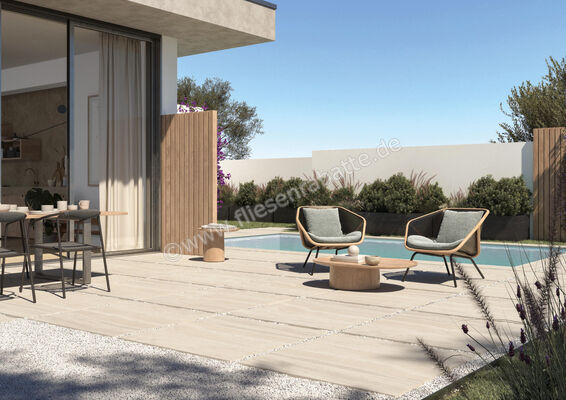 Imola Ceramica The Rock Outdoor Borgogna Venata 90x90x2 cm Terrassenplatte Matt Eben Naturale BORVEN 90 AS RM | 446058