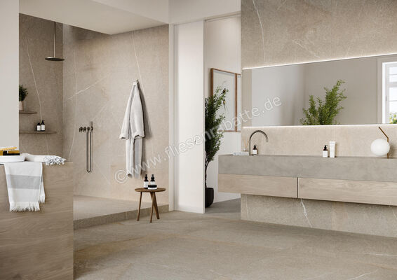 Imola Ceramica The Rock Piasentina 90x90 cm Bodenfliese / Wandfliese Matt Eben Naturale PIASEN 90 RM | 446127