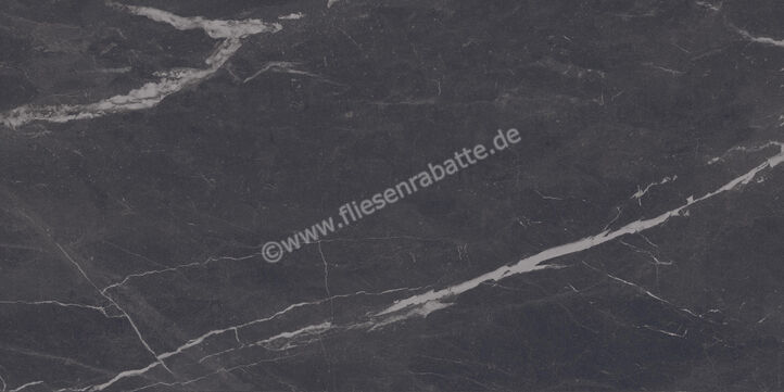 Imola Ceramica The Room Montecarlo Black 60x120 cm Bodenfliese / Wandfliese Stärke: 6,5 mm Glänzend Eben Lappato MON BL6 12 LP | 449391