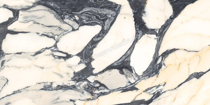  Imola Ceramica The Room Calacatta Picasso 60x120 cm Bodenfliese / Wandfliese Stärke: 6,5 mm Glänzend Eben Lappato CAL PI6 12 LP (191941) | 449625