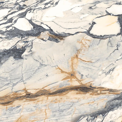  Imola Ceramica The Room Calacatta Picasso 120x120 cm Bodenfliese / Wandfliese Stärke: 6,5 mm Glänzend Eben Lappato CAL PI6 120 LP (191938) | 449667