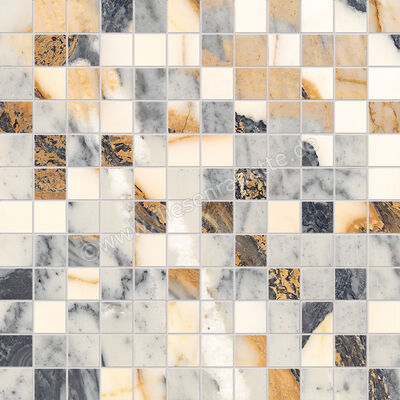 Imola Ceramica The Room Calacatta Picasso 30x30 cm Mosaik Stärke: 6,5 mm Matt Eben Naturale MK.CAL PI6 30 | 449742