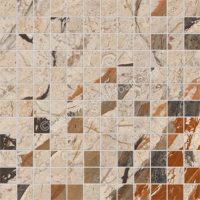  Imola Ceramica The Room Breccia Phoenix 30x30 cm Mosaik Stärke: 6,5 mm Matt Eben Naturale MK.BRE PH6 30 (188533) | 449991