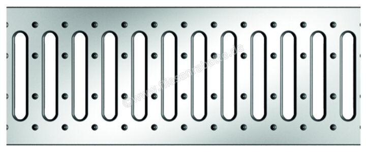 ACO Self Sanierungsroste Ersatzroste zur Sanierung und Modernisierung Länge 500 mm Edelstahl Edelstahl Höhe: 100 mm Breite: 130 mm Länge: 0,5 m 06319 | 451782