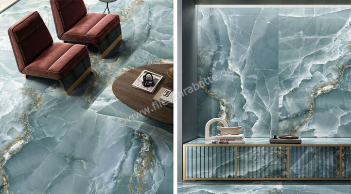  Emilceramica Tele Di Marmo Onyx Onyx Green 120x120 cm Bodenfliese / Wandfliese Glänzend Eben Full Lappato ELDN | 453276
