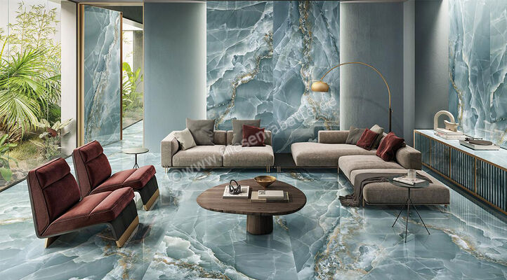  Emilceramica Tele Di Marmo Onyx Onyx Green 120x120 cm Bodenfliese / Wandfliese Glänzend Eben Full Lappato ELDN | 453282