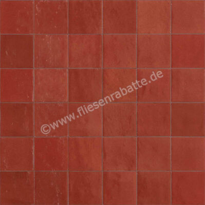 Ragno Melange Bordeaux 10x10 cm Wandfliese Glänzend Strukturiert Naturale R8G2 | 460794