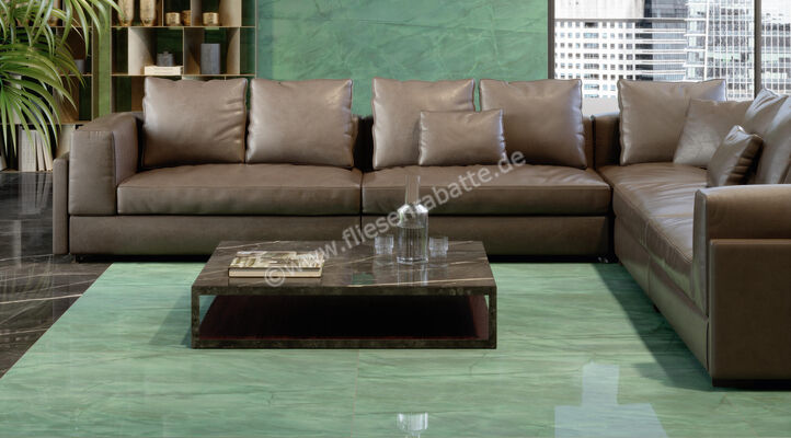  Atlas Concorde Marvel Gala Exotic Green 60x120 cm Bodenfliese / Wandfliese Glänzend Eben Lappato AFXP | 461640