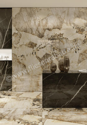  Atlas Concorde Marvel Gala Desert Soul 120x120 cm Bodenfliese / Wandfliese Glänzend Eben Lappato AFXM | 461658
