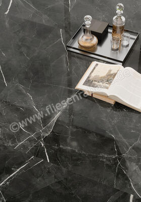  Atlas Concorde Marvel Gala Calacatta Black 60x120 cm Bodenfliese / Wandfliese Glänzend Eben Lappato AFXT | 461664