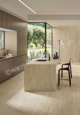 Atlas Concorde Marvel Travertine Sand Vein 60x120 cm Bodenfliese / Wandfliese Matt Eben Sensitech AFUA | 461811