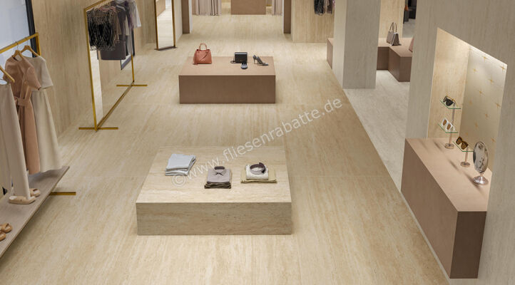  Atlas Concorde Marvel Travertine Sand Vein 30x60 cm Bodenfliese / Wandfliese Matt Eben Sensitech AUSA | 461814
