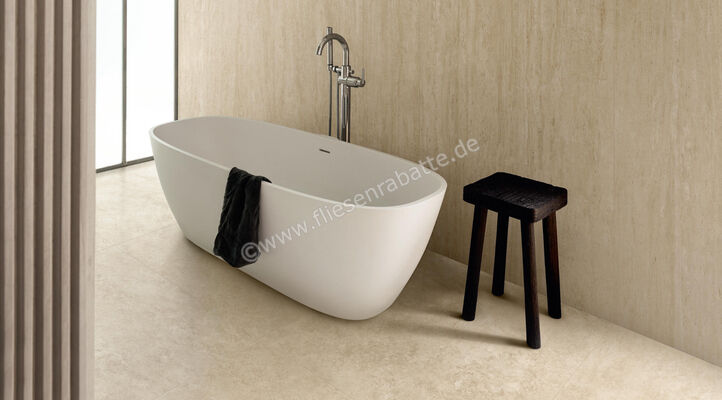 Atlas Concorde Marvel Travertine Sand Cross 60x120 cm Bodenfliese / Wandfliese Matt Eben Sensitech AFUF | 461820