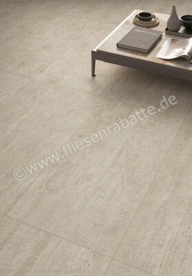 Atlas Concorde Marvel Travertine Pearl Vein 60x120 cm Bodenfliese / Wandfliese Matt Eben Sensitech AFUB | 461829