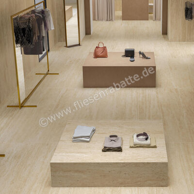  Atlas Concorde Marvel Travertine Sand Vein 60x120 cm Bodenfliese / Wandfliese Matt Eben Sensitech AFUA | 461958