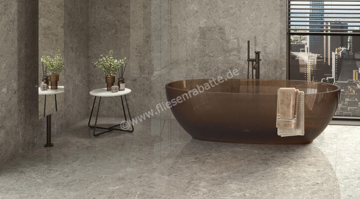  Atlas Concorde Marvel Meraviglia Grigio Elegante 60x120 cm Bodenfliese / Wandfliese Glänzend Eben Lappato AJHW | 462000