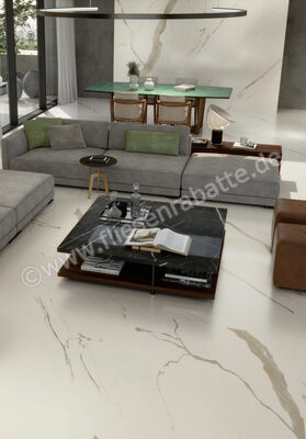  Atlas Concorde Marvel X Calacatta Sublime 75x150 cm Bodenfliese / Wandfliese Matt Eben Silk AFVP | 463998