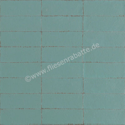 Ragno Glace Turchese 7.5x20 cm Wandfliese Glänzend Strukturiert RAEY | 464928