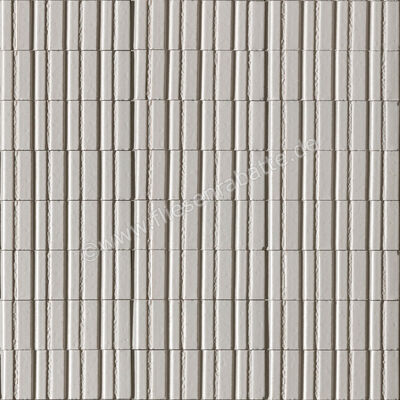 Ragno Glace Raye Bianco 7.5x20 cm Wandfliese Struttura 3D Glänzend Strukturiert RAEL | 464937