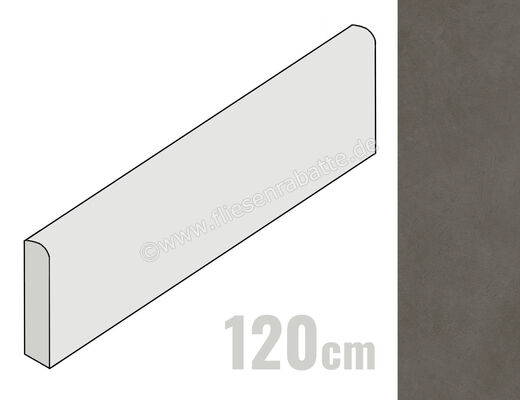  Atlas Concorde Boost Natural Coal 7.2x120 cm Sockel Matt Eben Sensitech A7DZ | 465000