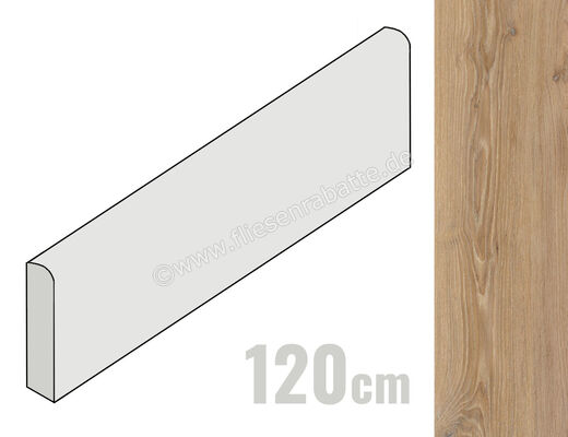 Villeroy & Boch Wood Selection Limed Oak 5x120 cm Sockel (Excellence) Matt Strukturiert VilbostonePlus 2877 WL20 0 | 471650