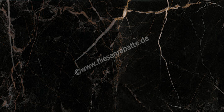 Ceramiche Caesar Anima Nero Atlante 60x120 cm Bodenfliese / Wandfliese Glänzend Eben Lucidato ADNV CAE | 474650