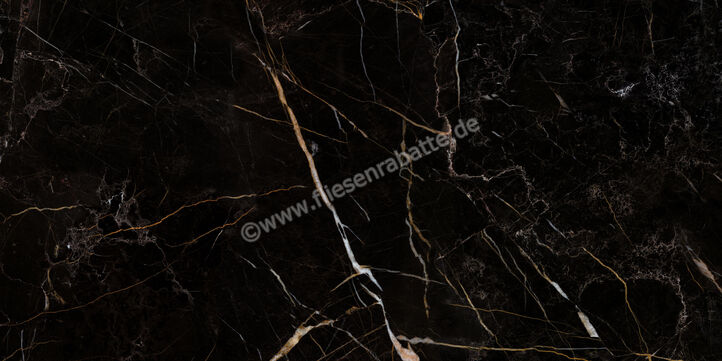  Ceramiche Caesar Marble Inspiration Anima Nero Atlante 60x120 cm Bodenfliese / Wandfliese Glänzend Eben Lucidato ADNV CAE | 474662