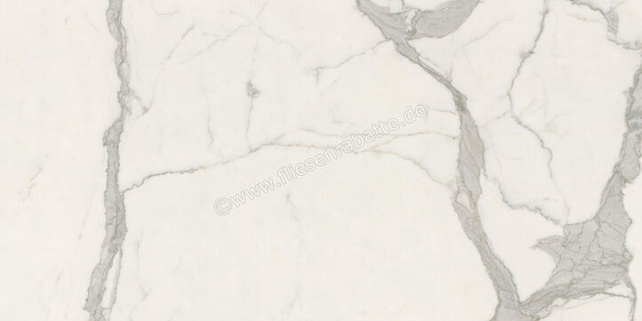  Ceramiche Caesar Marble Inspiration Anima Futura Majestic White 60x120 cm Bodenfliese / Wandfliese Glänzend Eben Lucidato AGB5 CAE | 475457