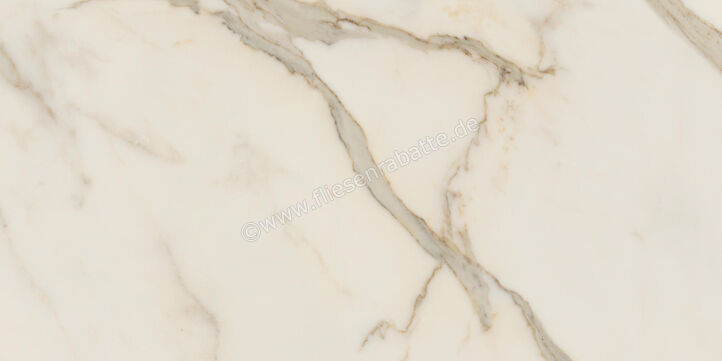  Ceramiche Caesar Marble Inspiration Anima Futura Golden White 60x120 cm Bodenfliese / Wandfliese Glänzend Eben Lucidato AGB4 CAE | 475496