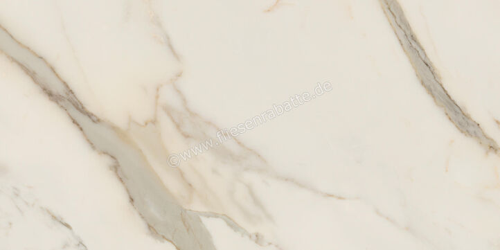  Ceramiche Caesar Marble Inspiration Anima Futura Golden White 60x120 cm Bodenfliese / Wandfliese Glänzend Eben Lucidato AGB4 CAE | 475499