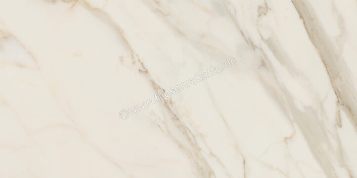  Ceramiche Caesar Marble Inspiration Anima Futura Golden White 60x120 cm Bodenfliese / Wandfliese Glänzend Eben Lucidato AGB4 CAE | 475508