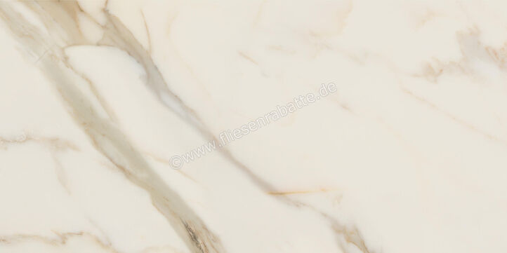  Ceramiche Caesar Marble Inspiration Anima Futura Golden White 60x120 cm Bodenfliese / Wandfliese Glänzend Eben Lucidato AGB4 CAE | 475514
