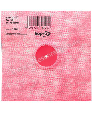  Sopro Bauchemie AEB 1170 Wandmanschette 230V 150x150 mm Wandmanschette 8017039 | 475703