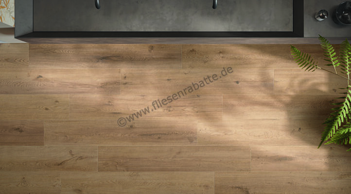 Ceramiche Caesar Rever Choko 20x120 cm Bodenfliese / Wandfliese Matt Strukturiert Naturale AHHC CAE | 476171