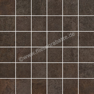 Love Tiles Metallic Carbon 35x35 cm Mosaik Plus Matt Eben Naturale B663.0116.009 | 47923