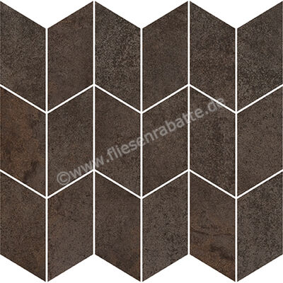Love Tiles Metallic Carbon 35x35 cm Mosaik Arrow Matt Eben Naturale B663.0115.009 | 47935