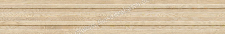 Ceramiche Caesar Rever Almond 20x100 cm Wandfliese Stave 3D Matt Strukturiert Naturale AHK0 CAE | 479522