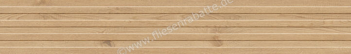 Ceramiche Caesar Rever Nut 20x100 cm Wandfliese Stave 3D Matt Strukturiert Naturale AHK2 CAE | 479711