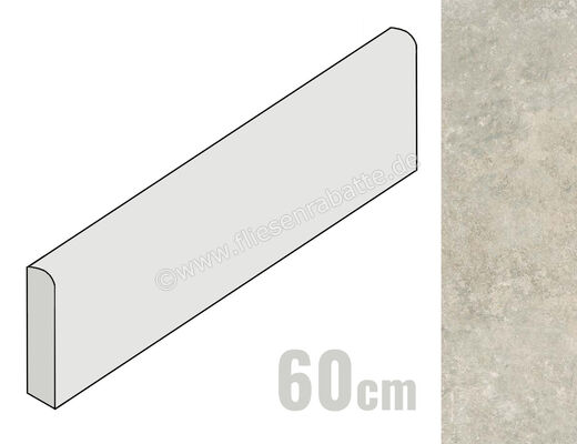 Ceramiche Caesar Step In Dust 7.2x60 cm Sockel Matt Eben Naturale AFLB CAE | 481415