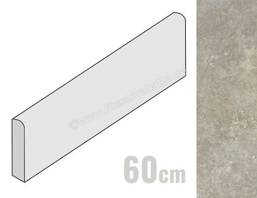 Ceramiche Caesar Step In Taupe 7.2x60 cm Sockel Matt Eben Naturale AFLD CAE | 481421