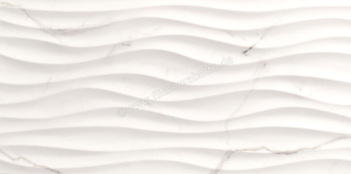 Love Tiles Precious Calacatta 35x70 cm Dekor Curl Matt Strukturiert Naturale B629.0132.001 | 48320